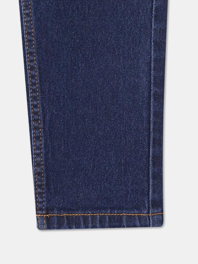 Boys Cotton Blend Regular Fit Zip Fly Clean Look Jeans