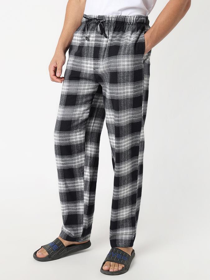 Checkered Men Track Pants image number 2