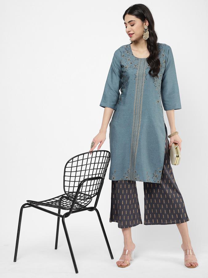 R&B Women Grey Palazzos & Culottes image number 1