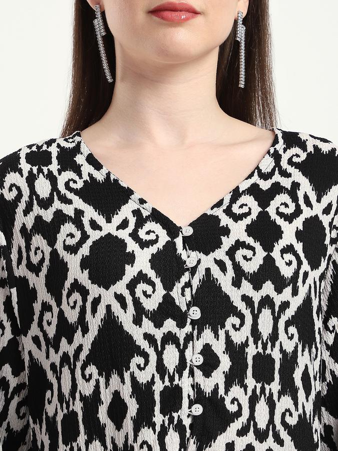 Women Polyester A-Line Midi Floral Dress