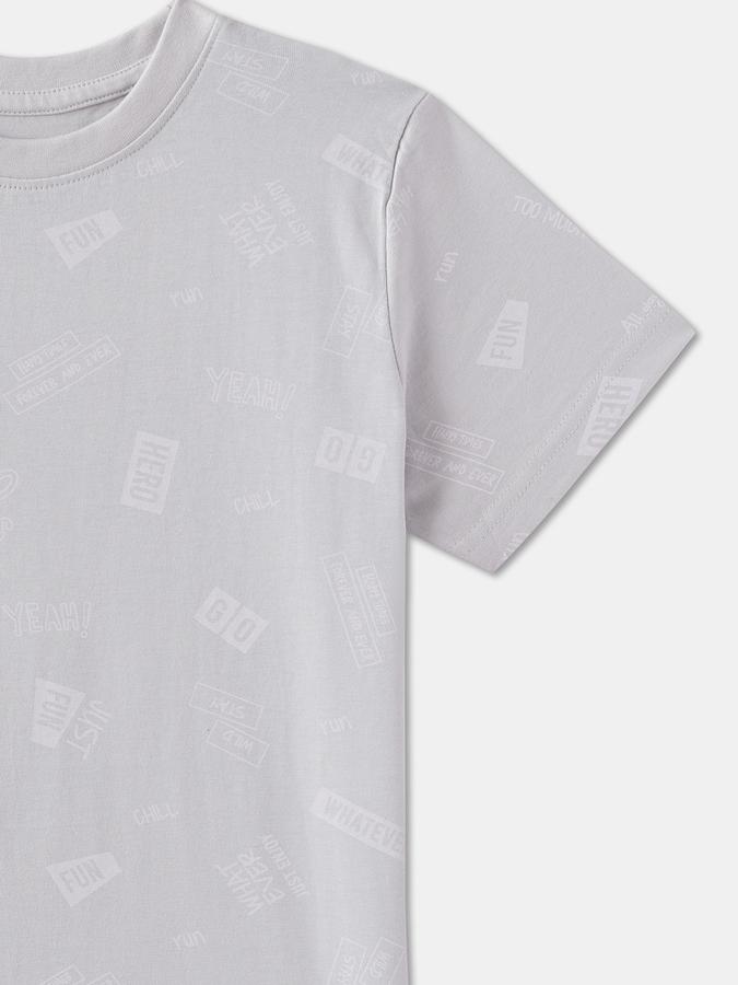 Boys Regular Fit Short Sleeve Crew Neck T-Shirt