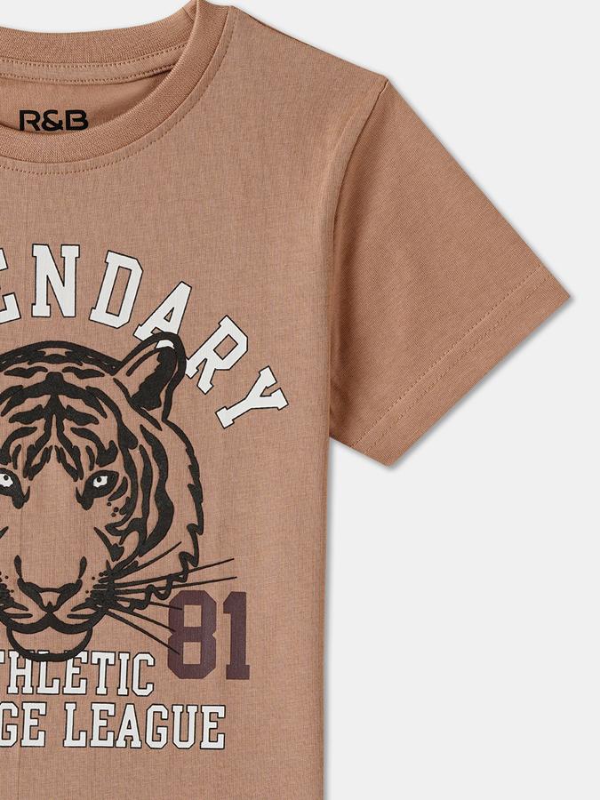 Boys Regular Fit Short Sleeve Crew Neck T-Shirt