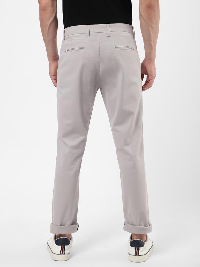 R&B Men Grey Casual Trousers image number 2