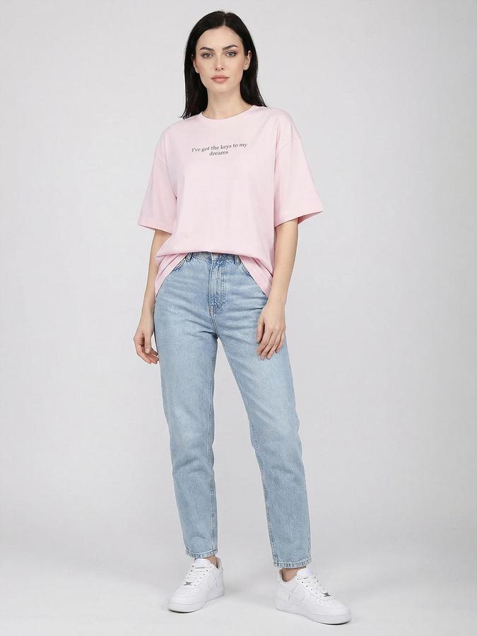 R&B Pink Solid Women Regular fit Top 