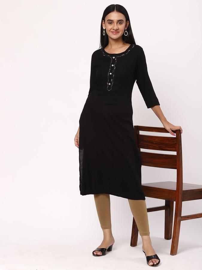 Womens Ethnic Leggings image number 1
