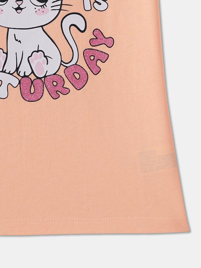 R&B GIRLS Short Sleeves GRAPHIC TEE image number 3