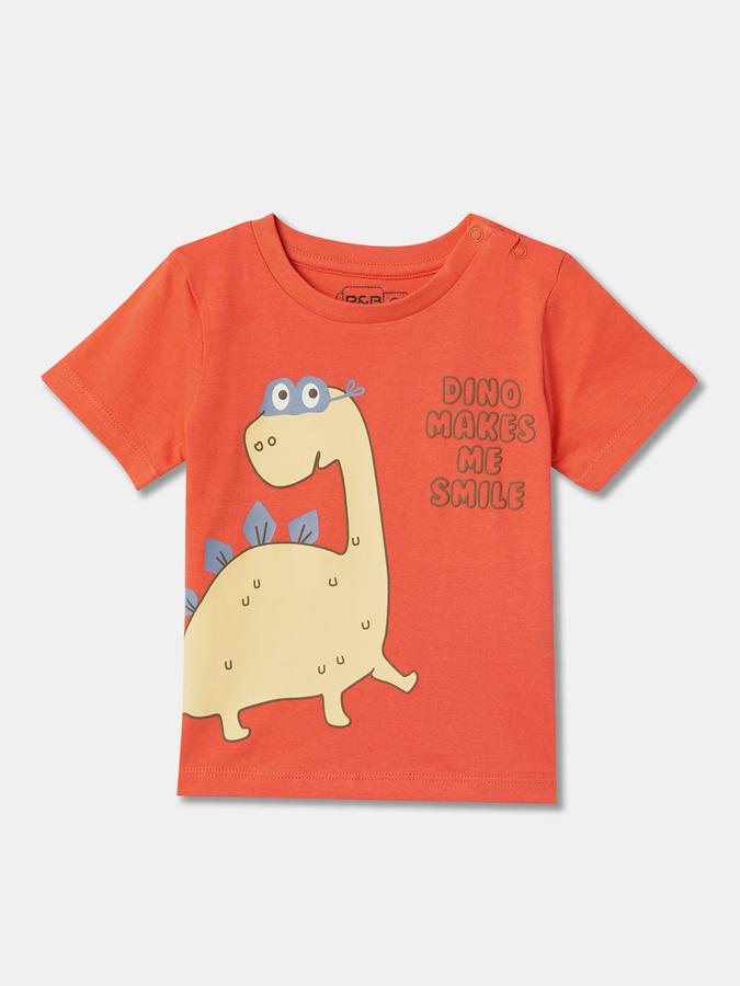 Typographic Print Crew-Neck T-Shirt image number 0