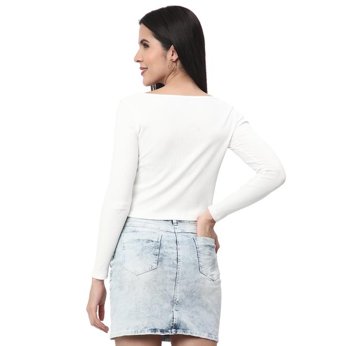 R&B Women's Long Sleeve Rib Tee image number 2
