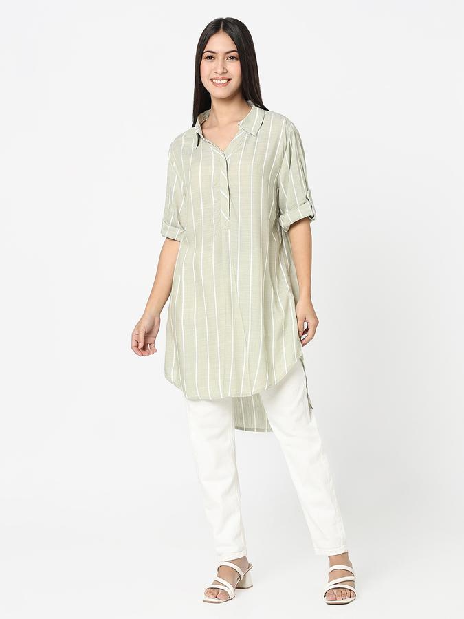 R&B Casual Striped Women Top image number 1
