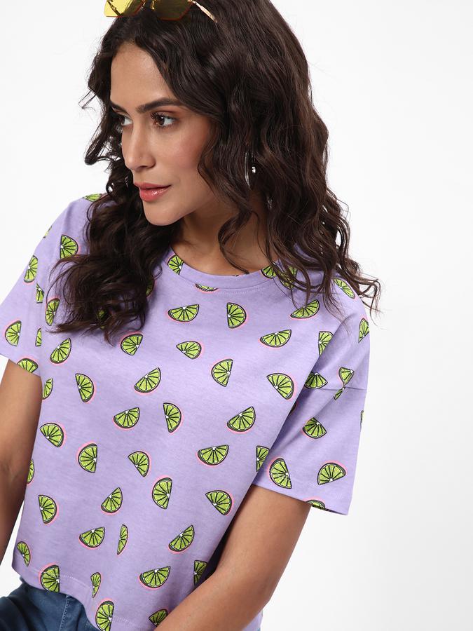 R&B Women Purple T-shirts