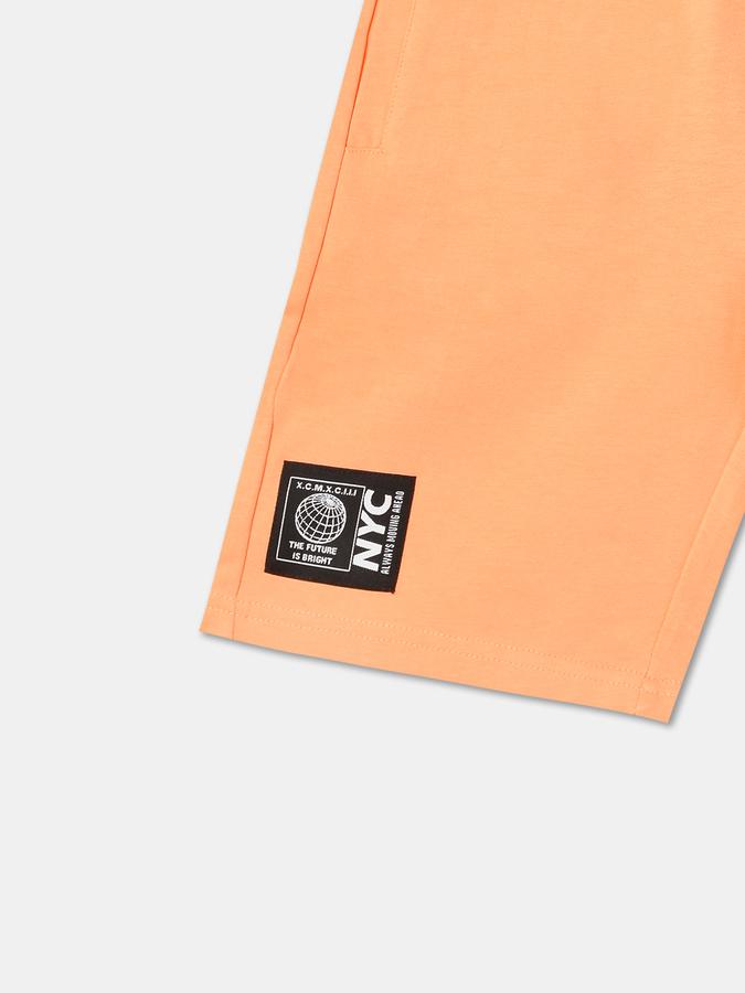 R&B Boys Orange Shorts & 3/4Ths image number 2