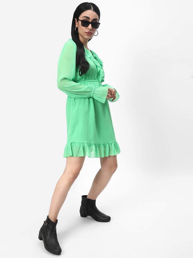 R&B Women's Ruffled Short Dress image number 1