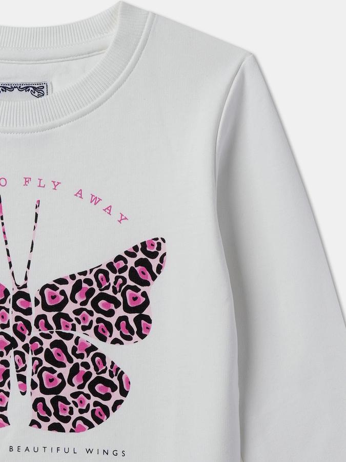 Girls Graphic Smart Casual Winterwear image number 2