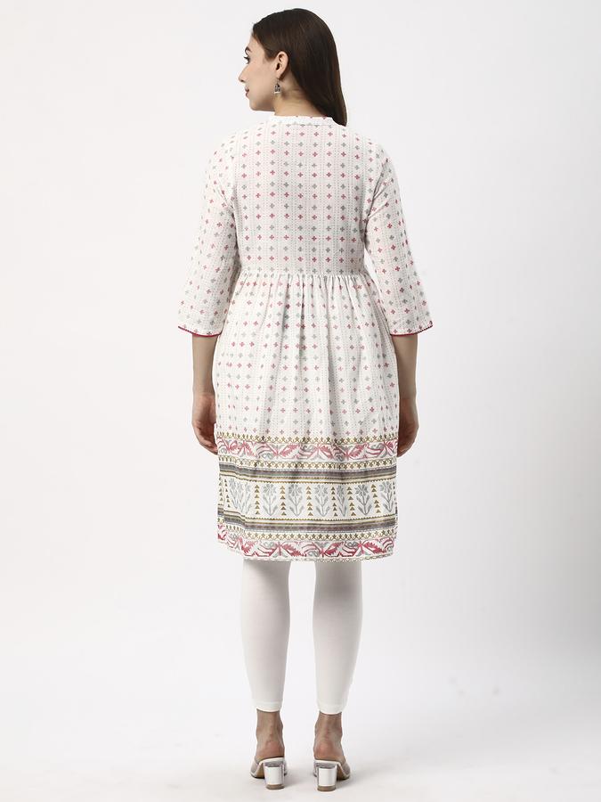 Women Printed Round Neck Kurtas data-index=