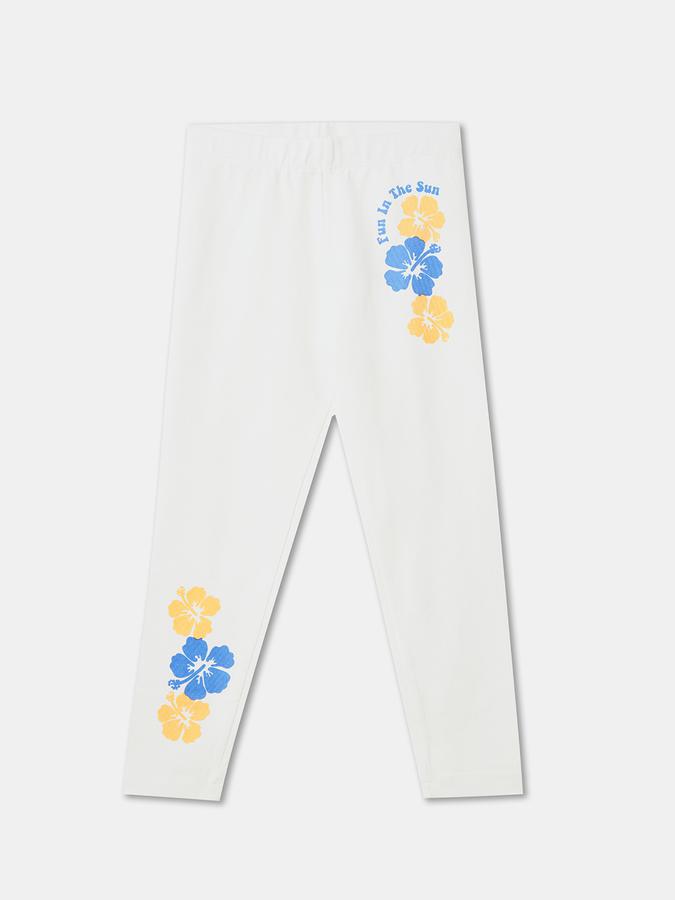 R&B Girl's All Over Printed Legging Multipack image number 2