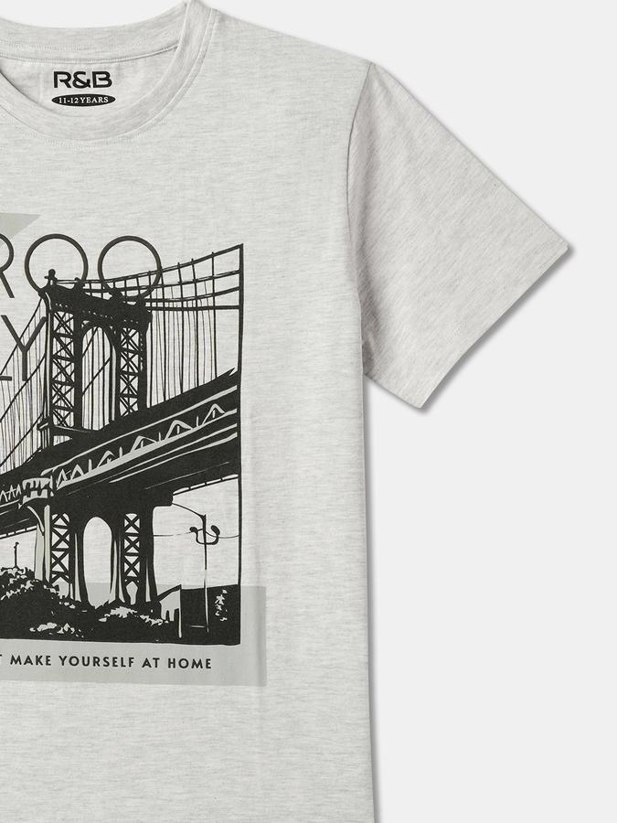 Typographic Print Crew-Neck T-Shirt data-index=