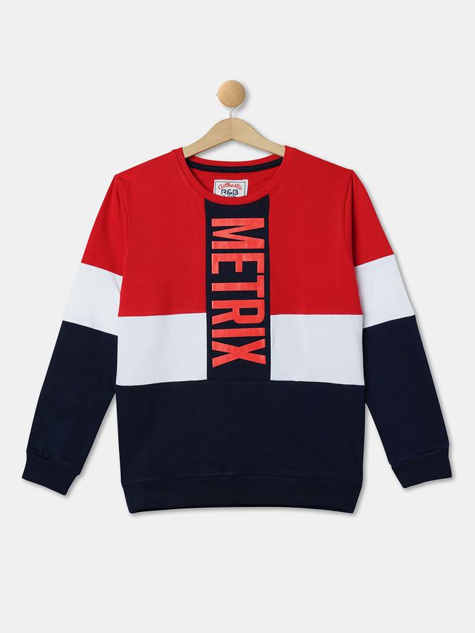 R&B Boy's Colour-Block Sweatshirt