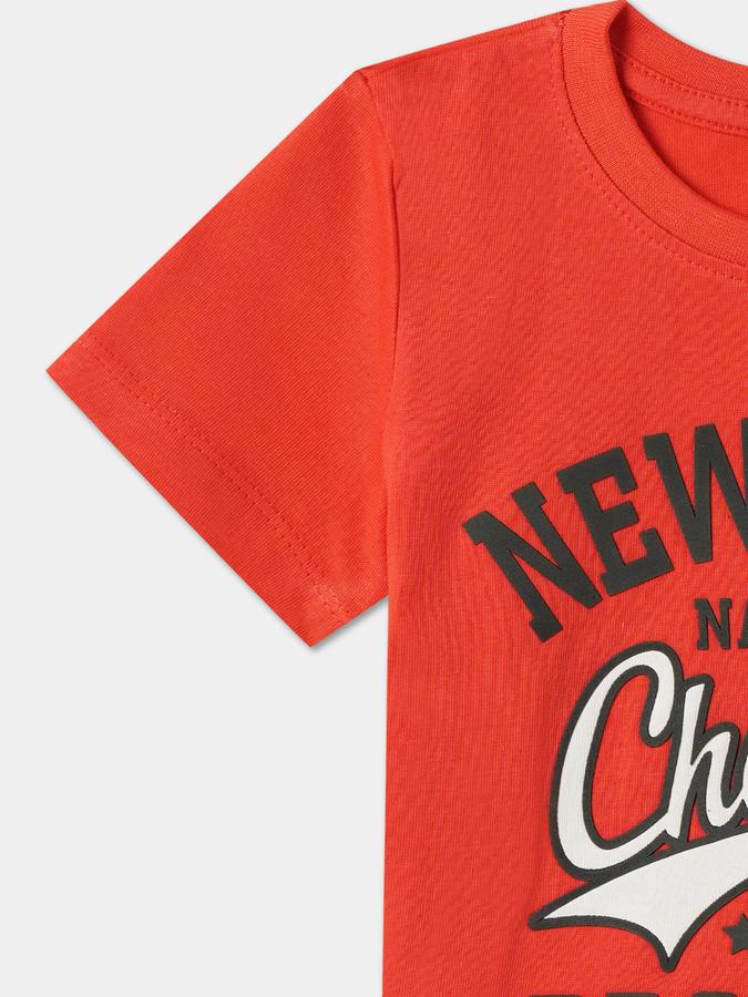 Baby Boys Printed Pure Cotton Regular T Shirt image number 2