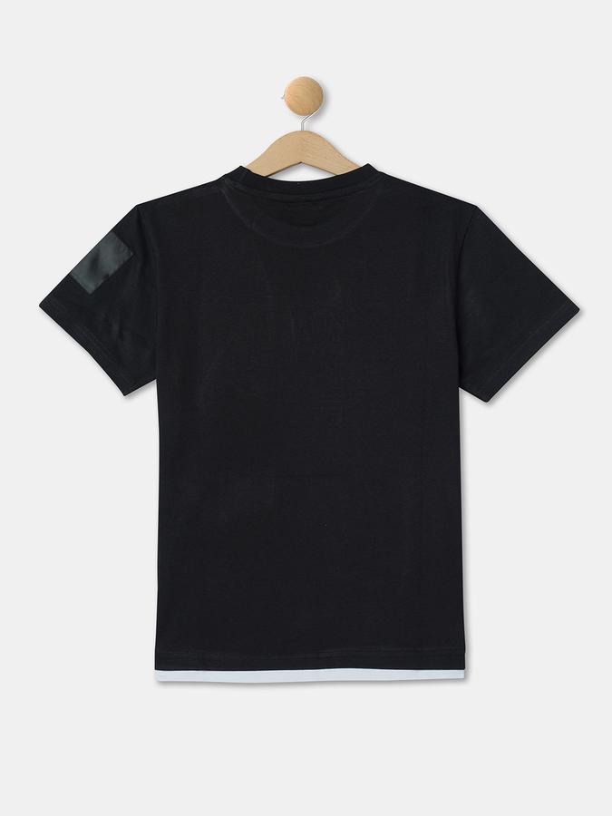 Boys Typographic Print Regular Fit T-Shirt image number 1