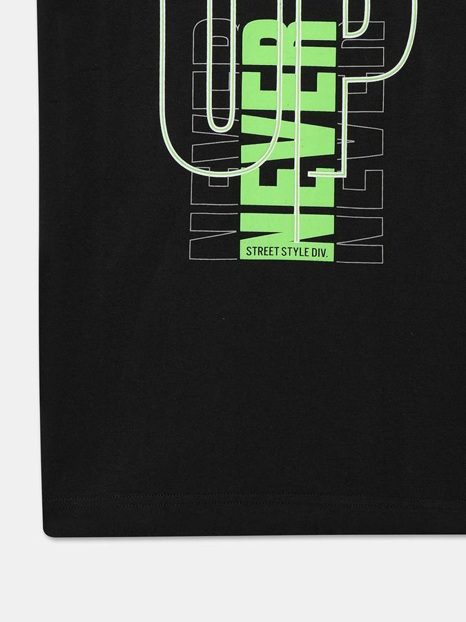 Boys Regular Fit Short Sleeve Crew Neck T-Shirt