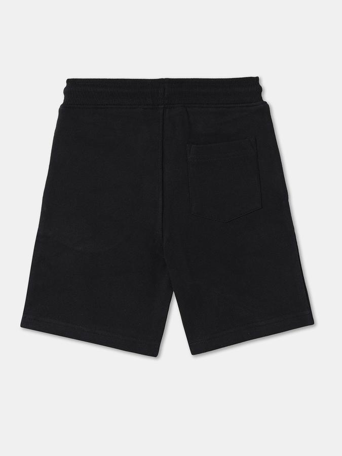 Boys Cotton Relaxed Fit Drawstring Waist Clean Hem Shorts