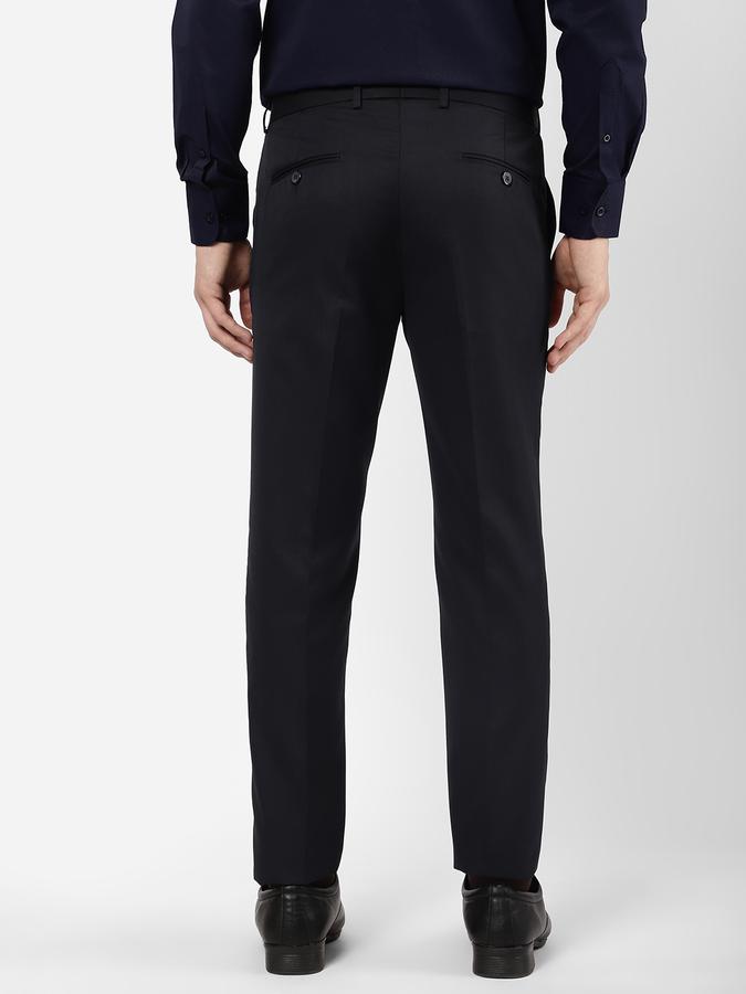 R&B Men Blue Formal Trousers image number 2