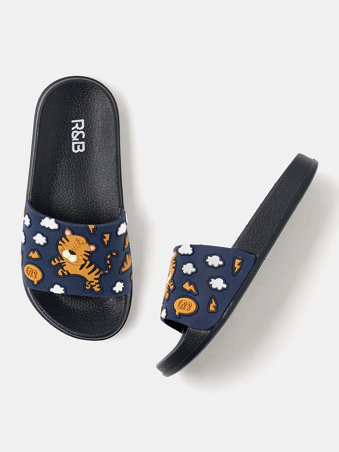 R&B Boys Blue Slides