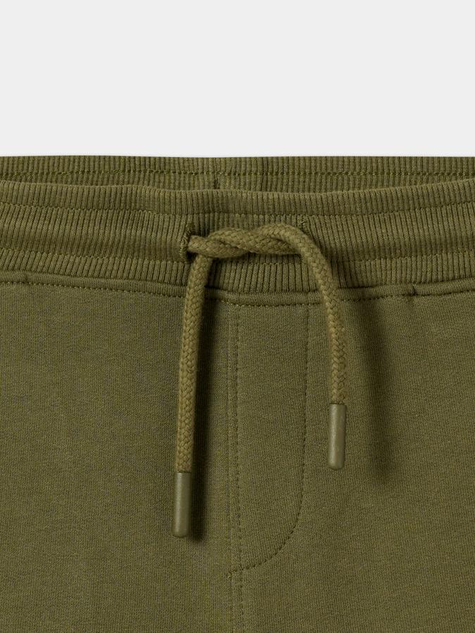 Boys Cotton Relaxed Fit Drawstring Waist Clean Hem Shorts