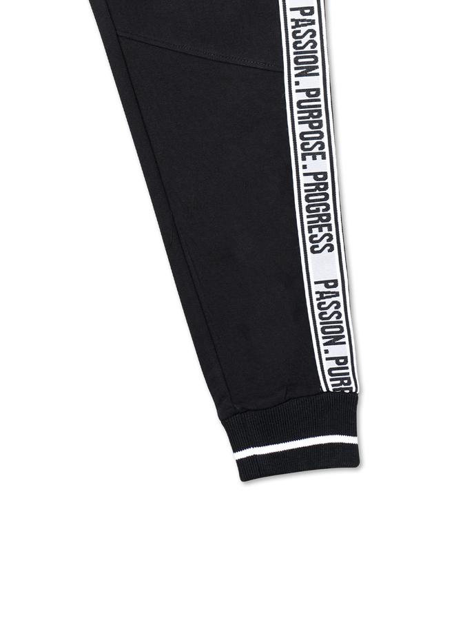 R&B Boys Black Track Pant & Joggers image number 2