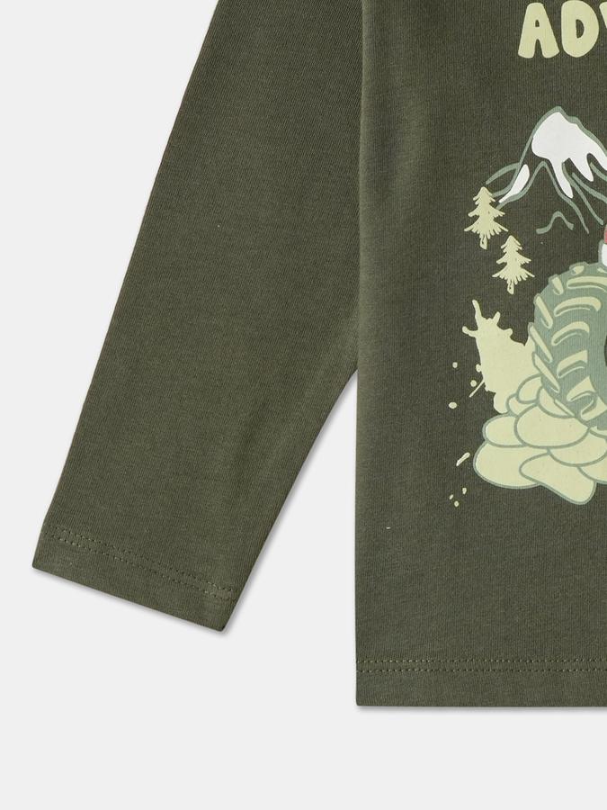 R&B BOYS PRINTED REGULAR GRAPHIC TEE image number 3