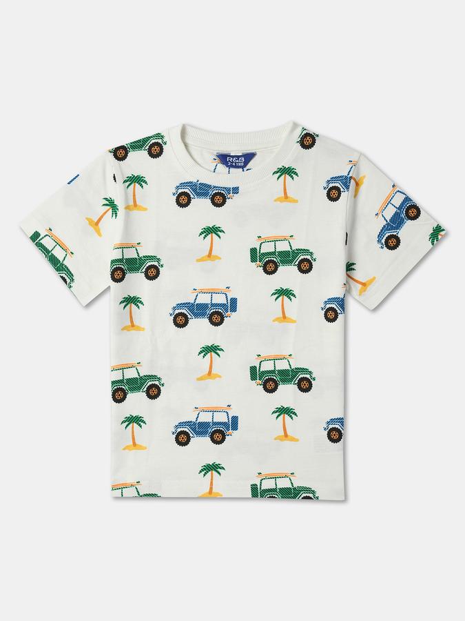 Boys Printed T-Shirt & Shorts Set image number 2