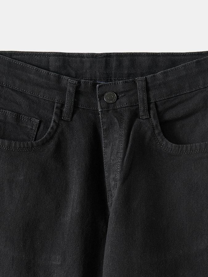 Boys Cotton Regular Fit Mid Rise Clean Hem Jeans