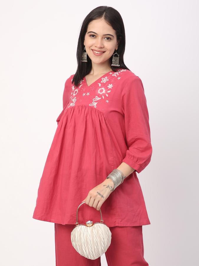 Casual Embroidered Women Top image number 0