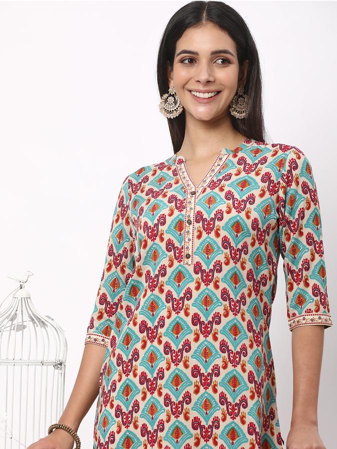 Women Printed Straight Kurta