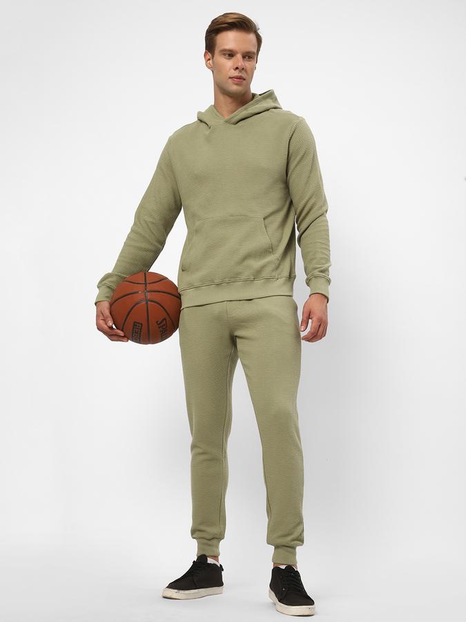 Men Flat-Front Straight Fit Jogger Pants image number 1
