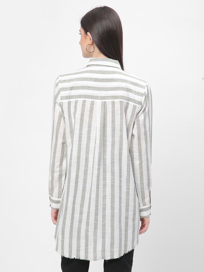 R&B Women's Striped Linen Tunic image number 2