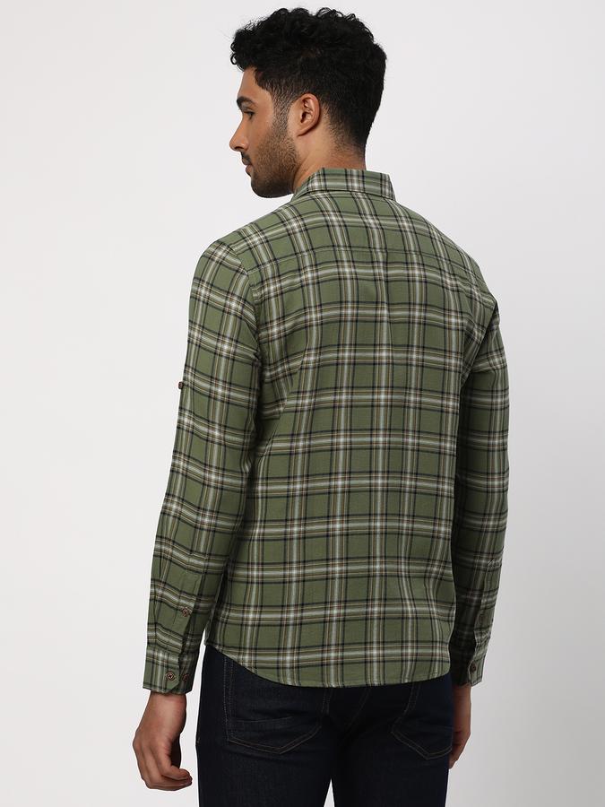 R&B Checked Slim Fit Shirt image number 2