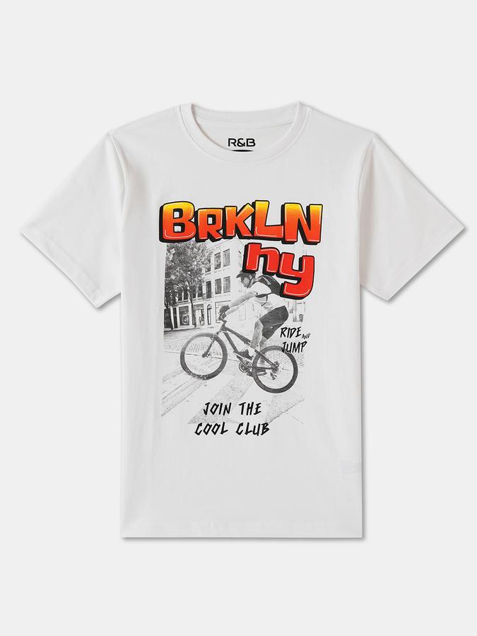 Boys Regular Fit Short Sleeve Crew Neck T-Shirt