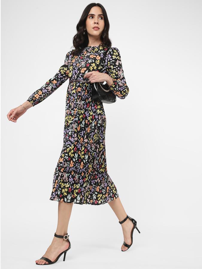 R&B Women's Pleated Midi Dress image number 1