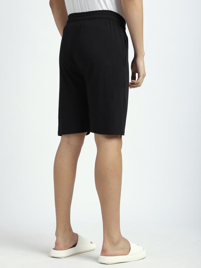 Men Cotton Modal Relaxed Fit Drawstring Waist Solid Sleep Shorts