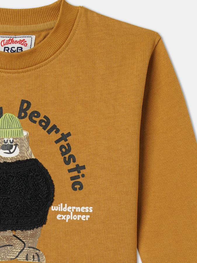 Full Sleeve Embellished Boys Sweatshirt image number 2