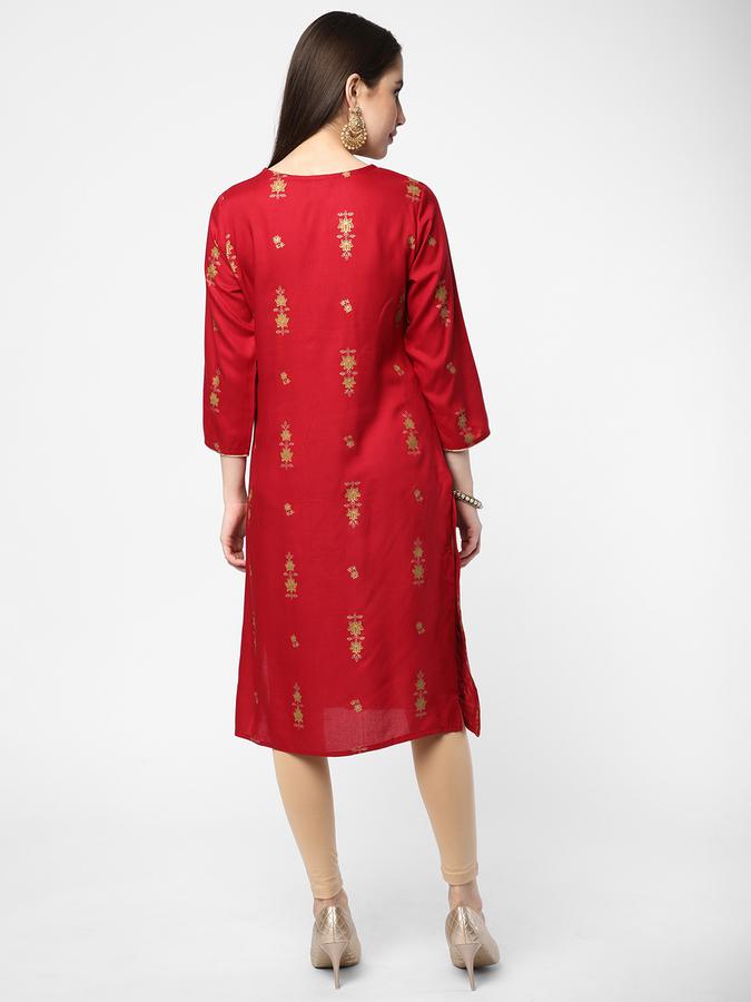 R&B Women Rust Kurtas image number 2