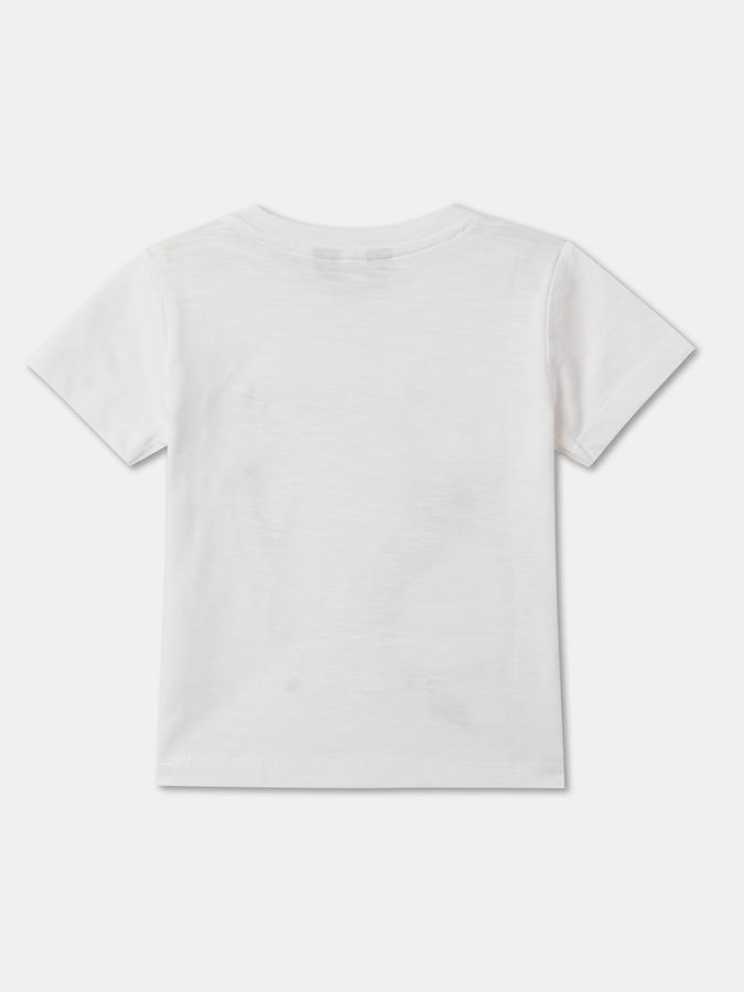 Boys Graphic Print Relaxed Fit Round-Neck T-Shirt image number 1