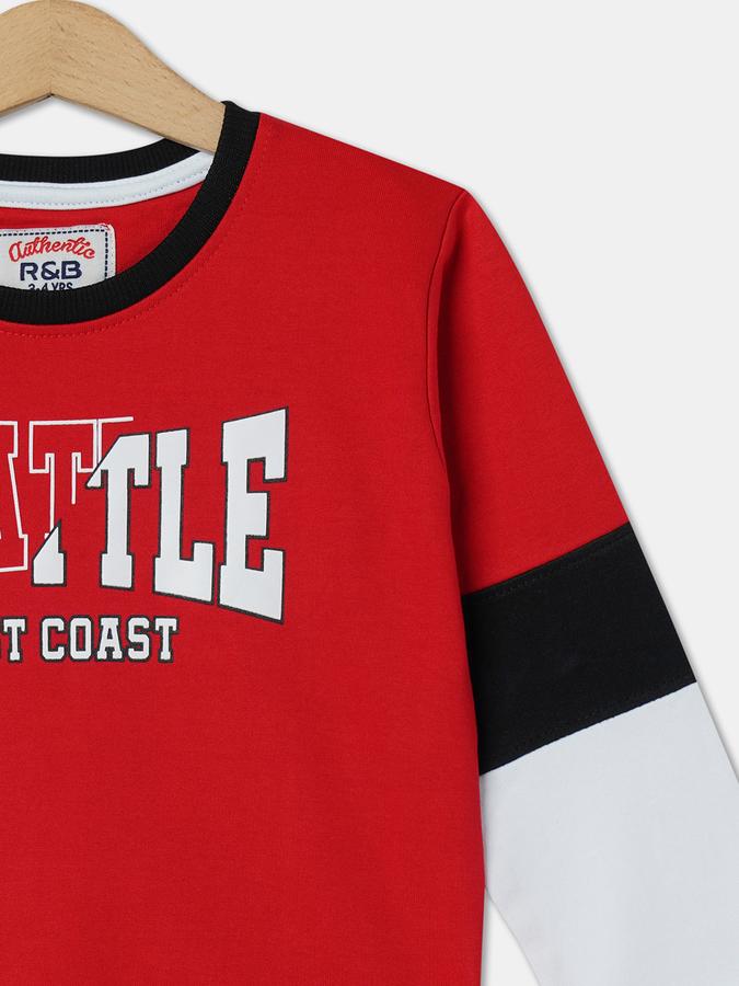 R&B Boys Red Sweatshirt image number 2
