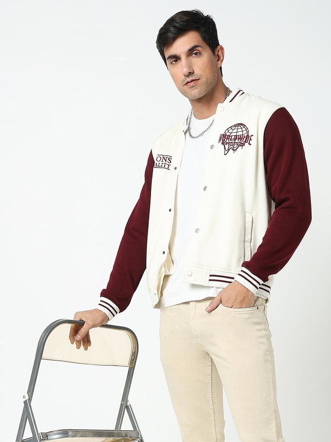 Full Sleeve Solid Men Jacket