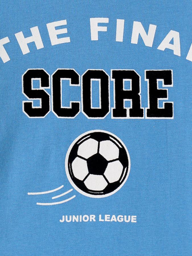 Boys Cotton Regular Fit Crew Neck Graphic T-shirt