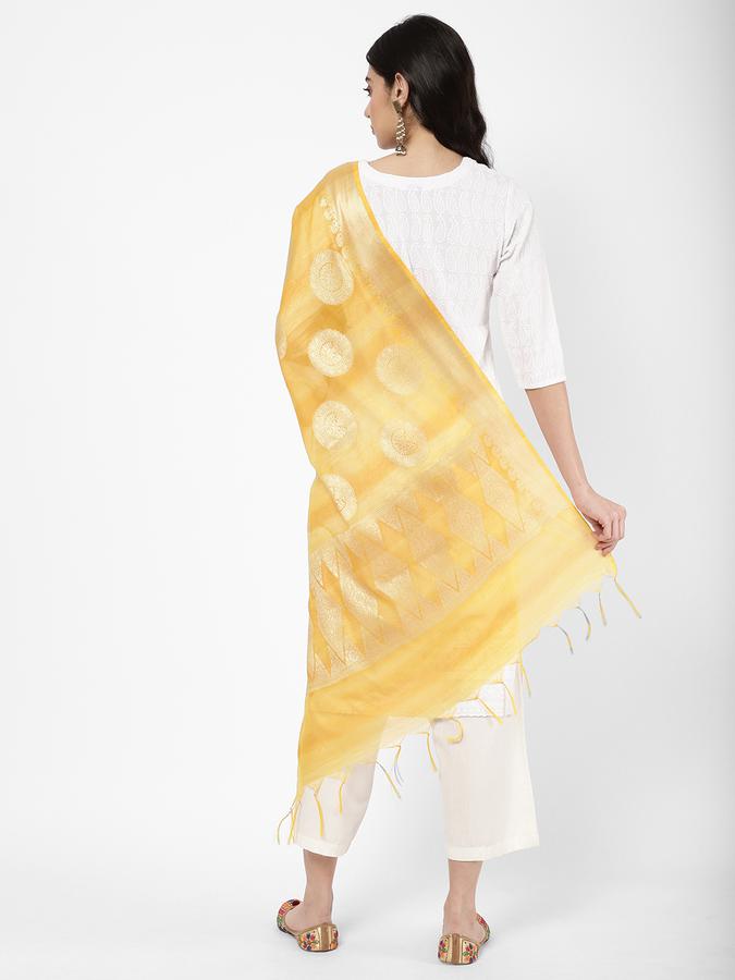 R&B Women Gold Dupattas image number 2