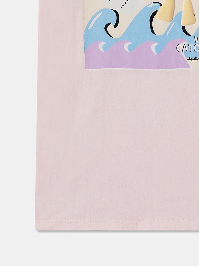 Girls Regular Fit Short Sleeve Crew Neck T-Shirt