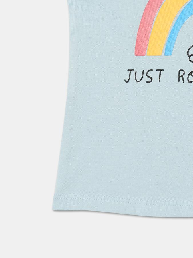 R&B Girl's Round Neck Graphic Tee image number 3