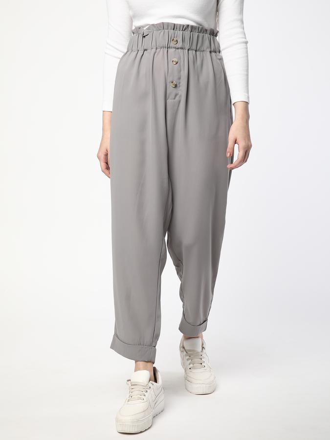 R&B Grey Women Pants & Trousers image number 0